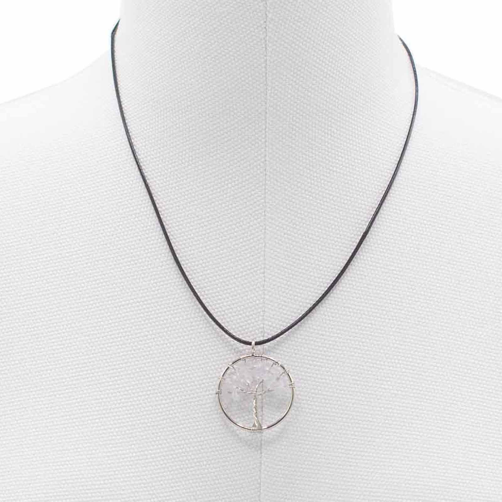 bG9jYWw6Ly9tZWRpYS9TUi9DRC82MFIzMEMxRzZSV0tDRFNSLzQ1MmQxMmEwLmpwZWc.jpg Tree of Life Pendant - Rock Crystal - Image 3