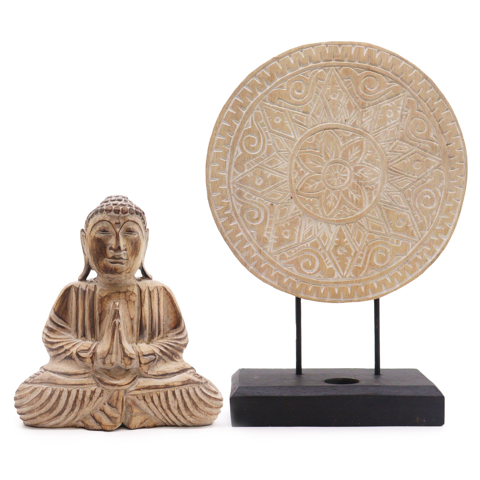 bG9jYWw6Ly9tZWRpYS9TUy84RC82MFIzMEMxRzZSVzM4RFNTLzRkNzE5M2ViLmpwZWc.jpg Buddha Feng Shui Set - Classic Mandala - Natural