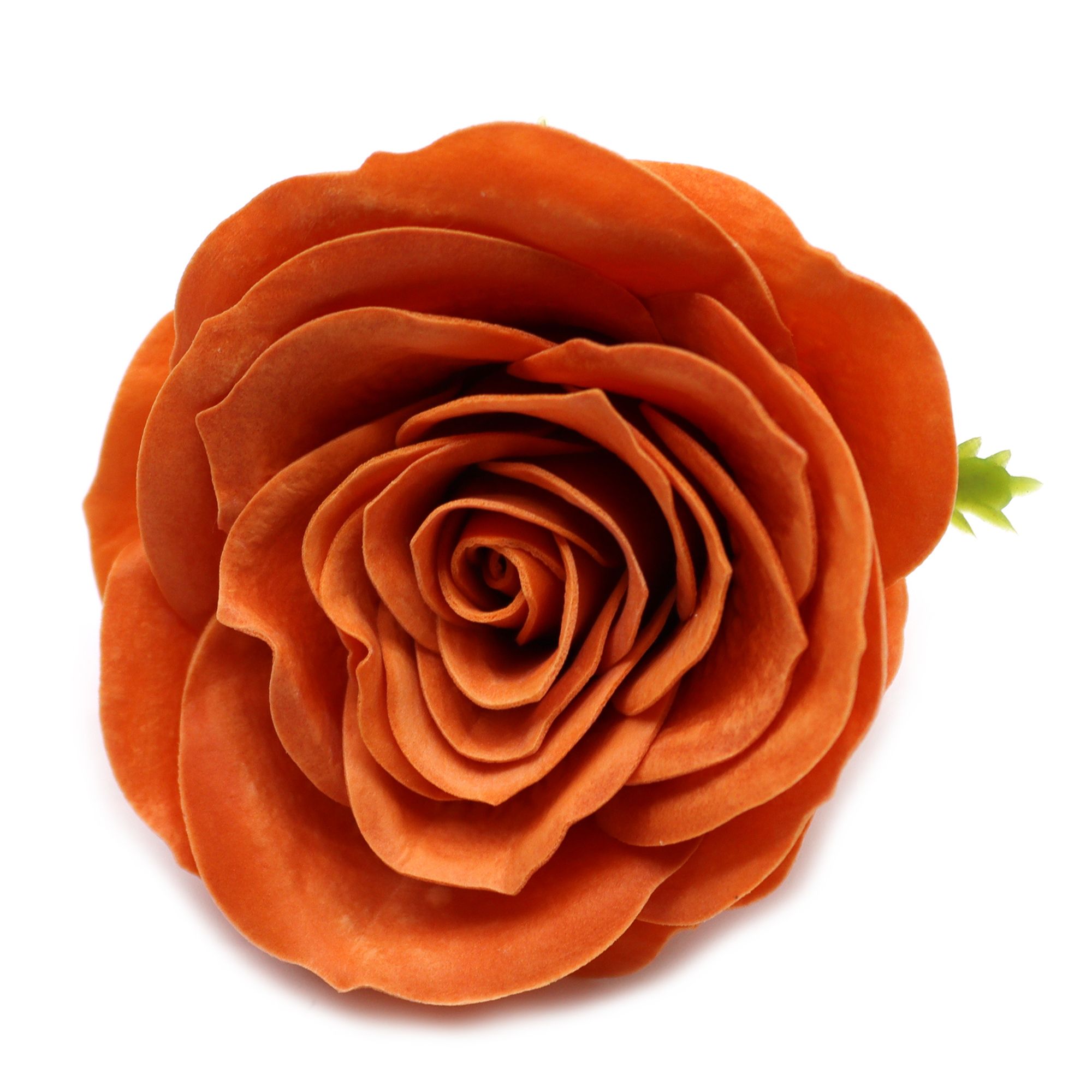 bG9jYWw6Ly9tZWRpYS9TUy8wRC82MFIzMEMxRzZXU0swRFNTLzUwNGU5YzkzLmpwZWc-1.jpg Flores de Sabão Artesanal Grandes (7 Camadas) Rosas Vintage - Laranja Java - Image 3